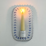 Mini Delft Candle Sconce 6