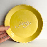 Joy Plate Yellow