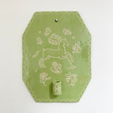 Green Stag Candle Sconce
