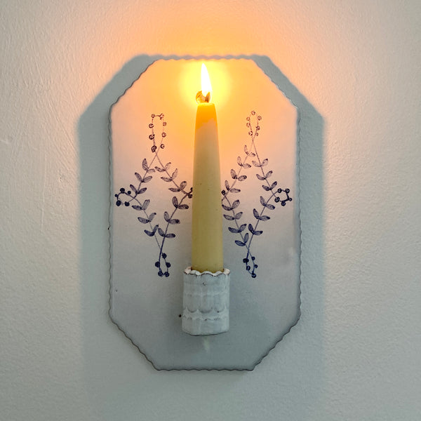 Mini Delft Candle Sconce 5