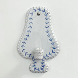 Mini Delft Candle Sconce 2