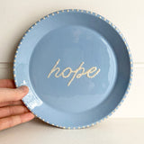 Hope Plate Blue
