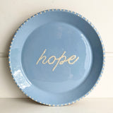 Hope Plate Blue