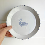 Small Delft Goose Plate