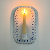 Mini Delft Candle Sconce 6