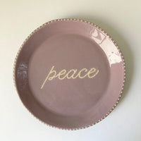 Peace Plate Lilac