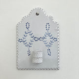 Mini Delft Candle Sconce 4