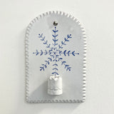 Mini Delft Candle Sconce 3