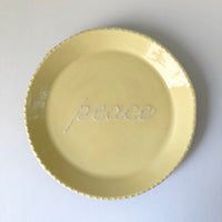 Peace Plate Lemon