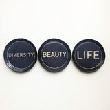 diversity beauty life plates