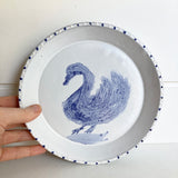 Small Delft Goose Plate