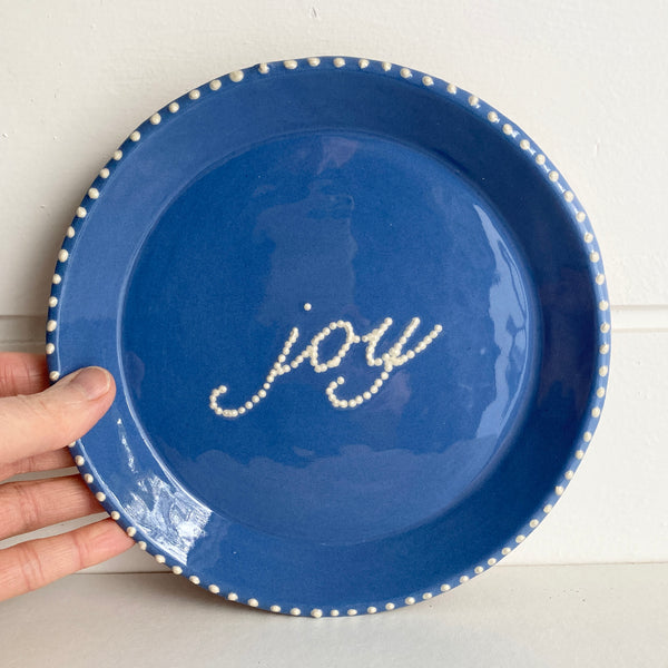 Joy Plate Blue