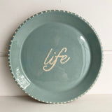 Life Plate Blue