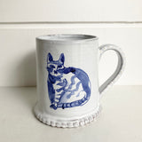 Child’s Delftware Cat Cup