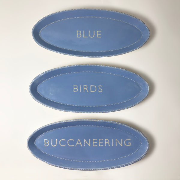 Blue Birds Buccaneering Plates